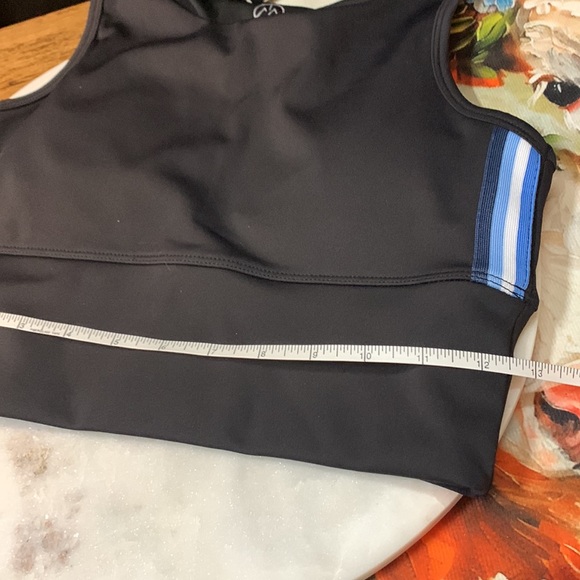 Move Theology racer back crop workout sportsBra top small NWT - Picture 5 of 6